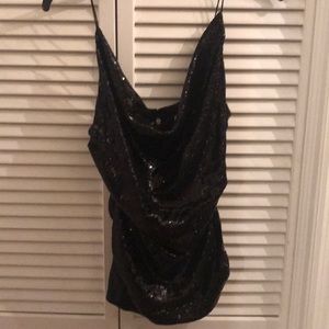 Nicole Miller sequined top